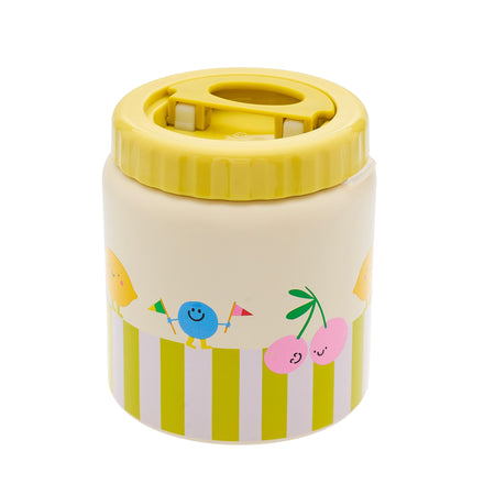 The Cotton Cloud Thermo Food Jar Cherry Pop met een ruime inhoud van 500 ml, bij De Gele Flamingo.