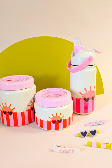 The Cotton Cloud Thermo Food Jar Club Soleil is vrij van BPA, ftalaten en PVC, bij De Gele Flamingo.