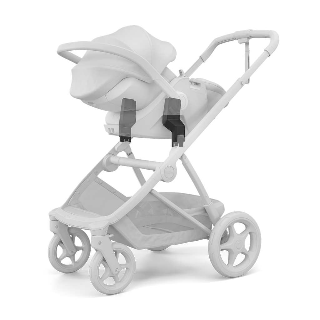 Thule Charm autostoel adapters zwart, passend op autostoelen tot 13 kg, bij De Gele Flamingo