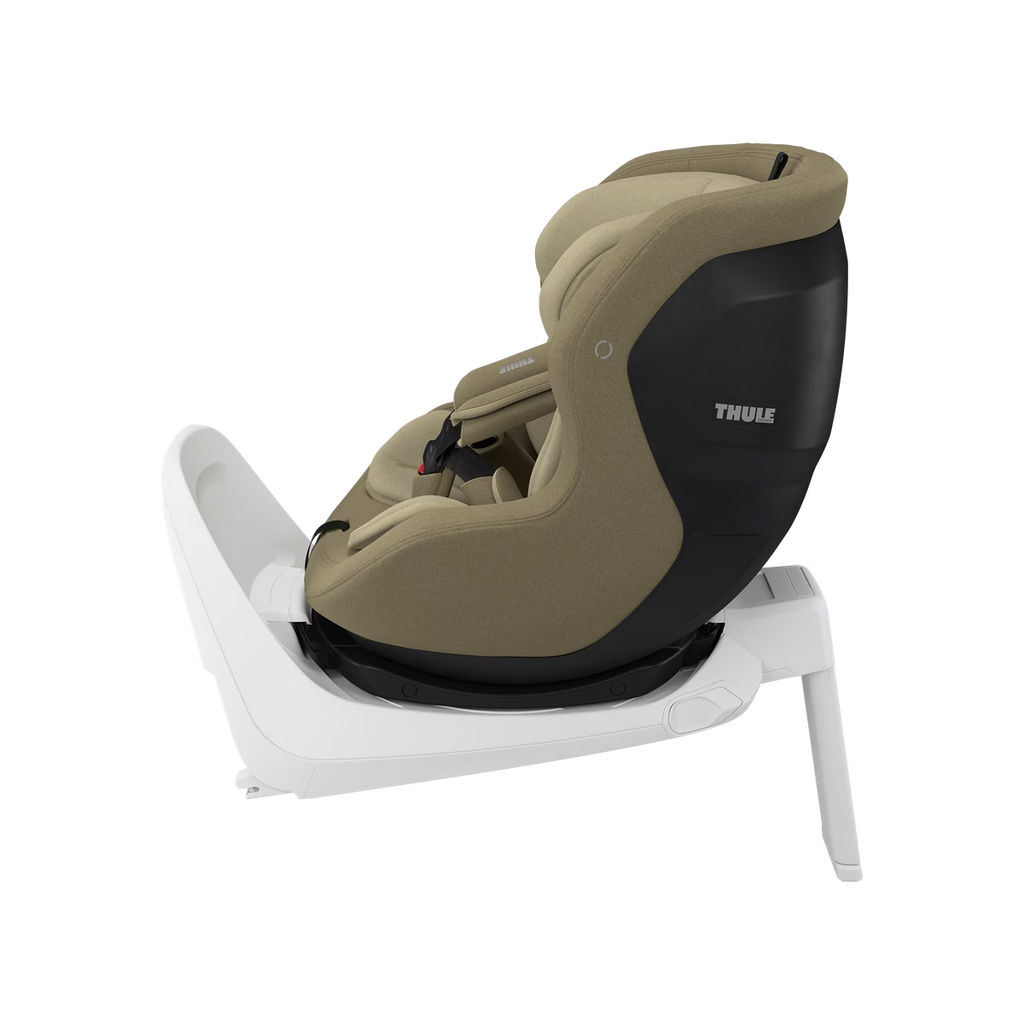 Thule Elm peuter autostoel Faded Khaki met Thule Impact Protection System, bij De Gele Flamingo