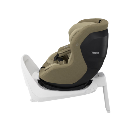 Thule Elm peuter autostoel Faded Khaki met Thule Impact Protection System, bij De Gele Flamingo
