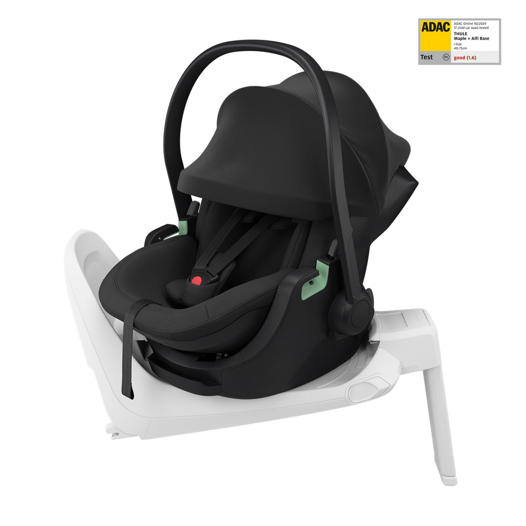 Thule Maple autostoel Black met Thule Impact Protection System, te koop bij De Gele Flamingo