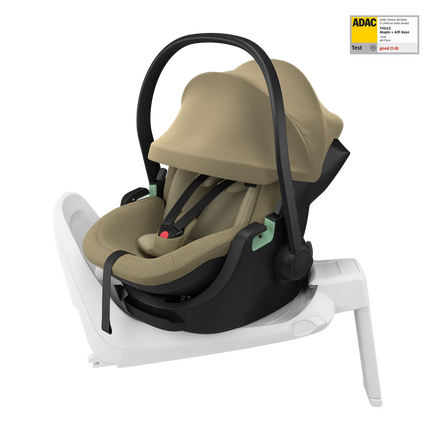 Thule Maple autostoel Faded Khaki met Thule Impact Protection System, te koop bij De Gele Flamingo