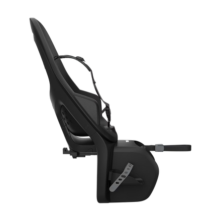 Thule Yepp 2 MIK HD Midnight Black met gewatteerde 5-puntsgordel, De Gele Flamingo.