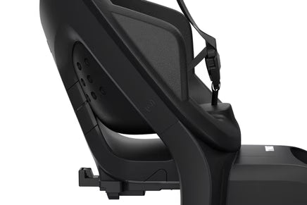 Thule Yepp 2 MIK HD Midnight Black met ingebouwde reflector, te koop bij De Gele Flamingo.