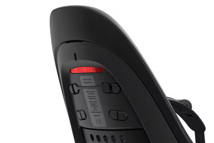 Thule Yepp 2 MIK HD Midnight Black in waterafstotend materiaal, vlot proper, De Gele Flamingo.