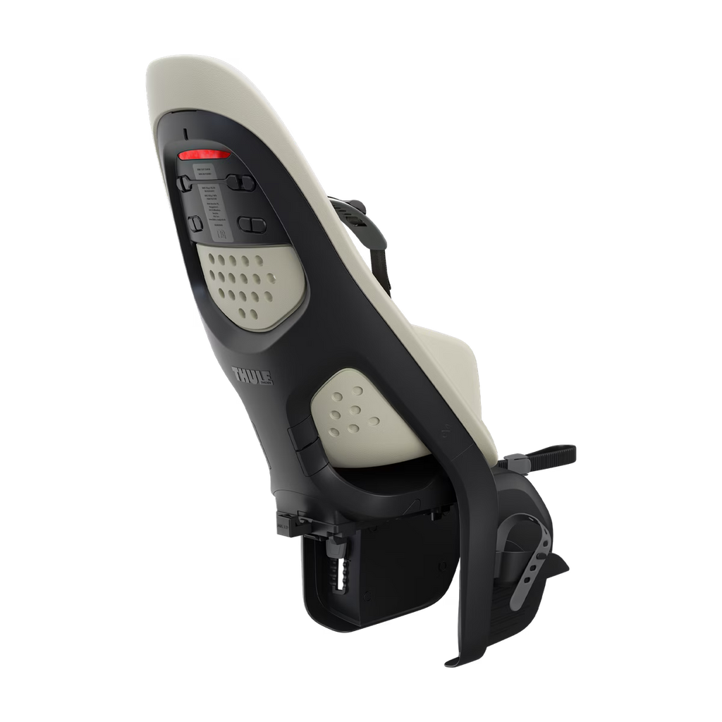 Thule Yepp 2 MIK HD Soft Sand met zachte, schokabsorberende zitting, De Gele Flamingo.