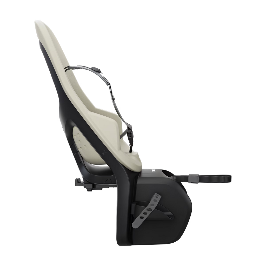 Thule Yepp 2 MIK HD Soft Sand met gewatteerde 5-puntsveiligheidsgordel, De Gele Flamingo.