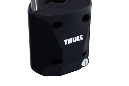 Thule Yepp 2 Maxi fietsstoel Mid Blue van duurzame waterafstotende materialen, bij De Gele Flamingo