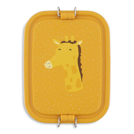 Trixie Brooddoos Klein Mr. Giraffe RVS broodtrommel, vooraanzicht