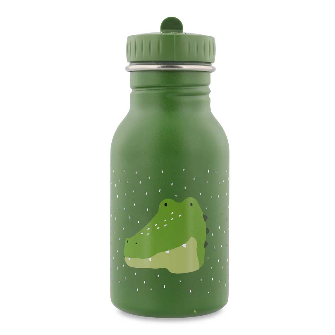 Trixie RVS Drinkfles 350 ml Mr. Alligator, vooraanzicht
