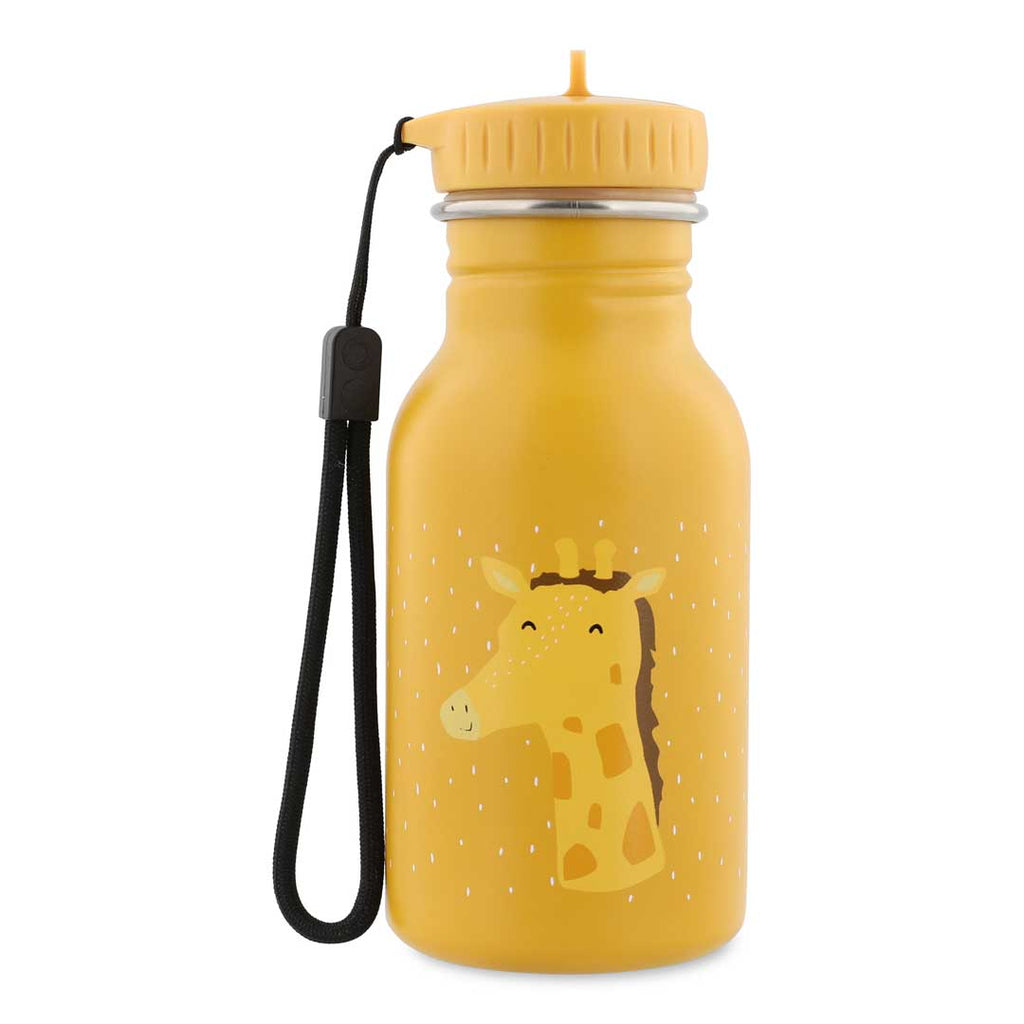 Trixie RVS Drinkfles 350 ml Mr. Giraffe met draaglusje