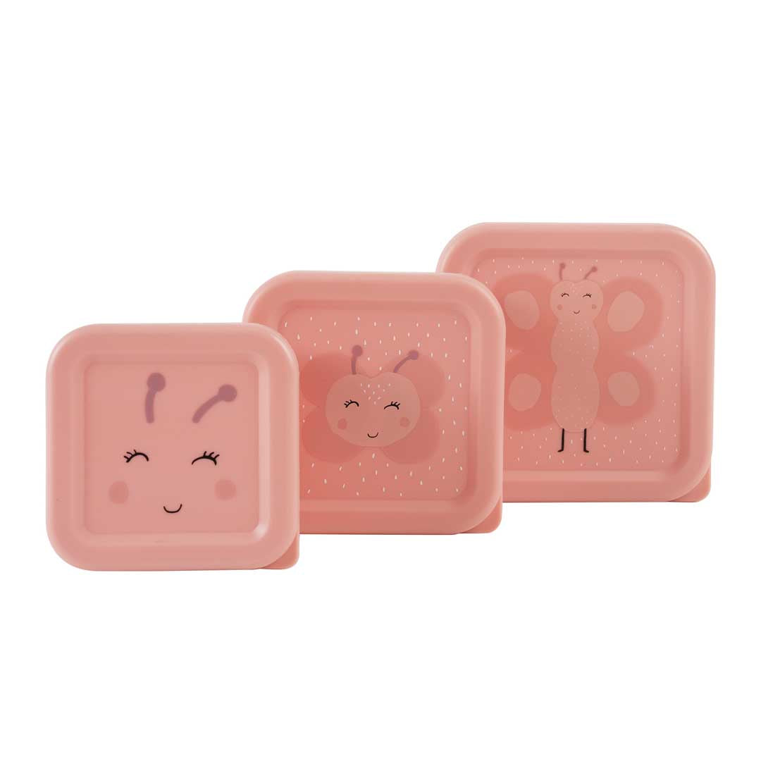 Trixie Snack Box Set Mrs. Butterfly met drie snackdoosjes