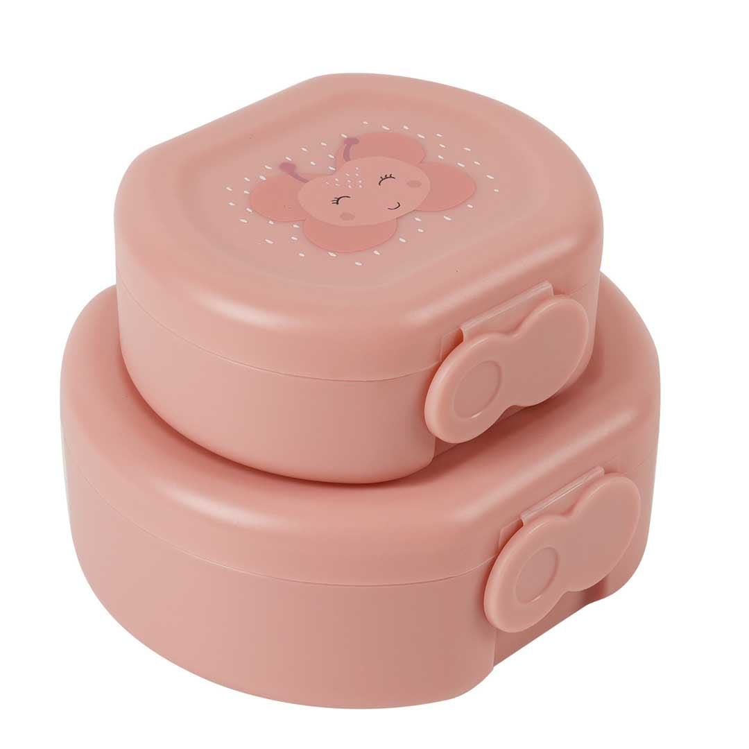 Trixie Snack Box Set met Clip Mrs. Butterfly met twee snackdoosjes