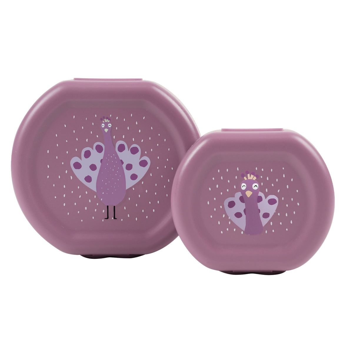Trixie Snack Box Set met Clip Mrs. Peacock met twee snackdoosjes