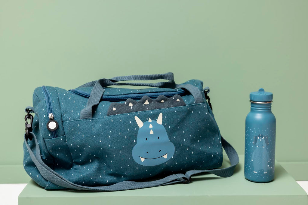 Trixie sporttas Mr. Triceratops met naamlabel aan de binnenkant