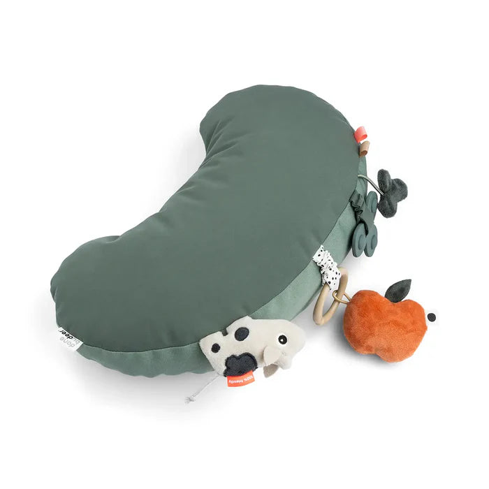 Done By Deer Activiteiten Tummy Time  Kussen | Tiny Farm Green