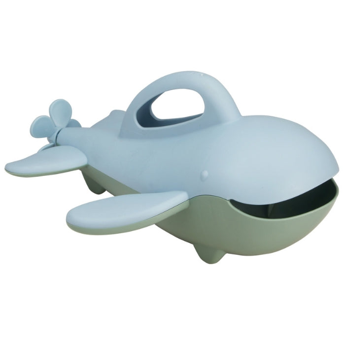 Viking Toys Re:Line walvis van 26 cm in blauw en groen, badspeelgoed bij De Gele Flamingo
