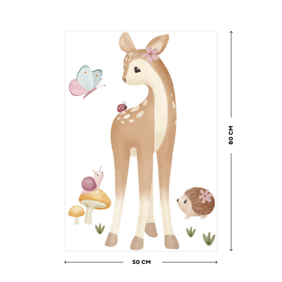 * Little Dutch Muurstickers | Fairy Garden
