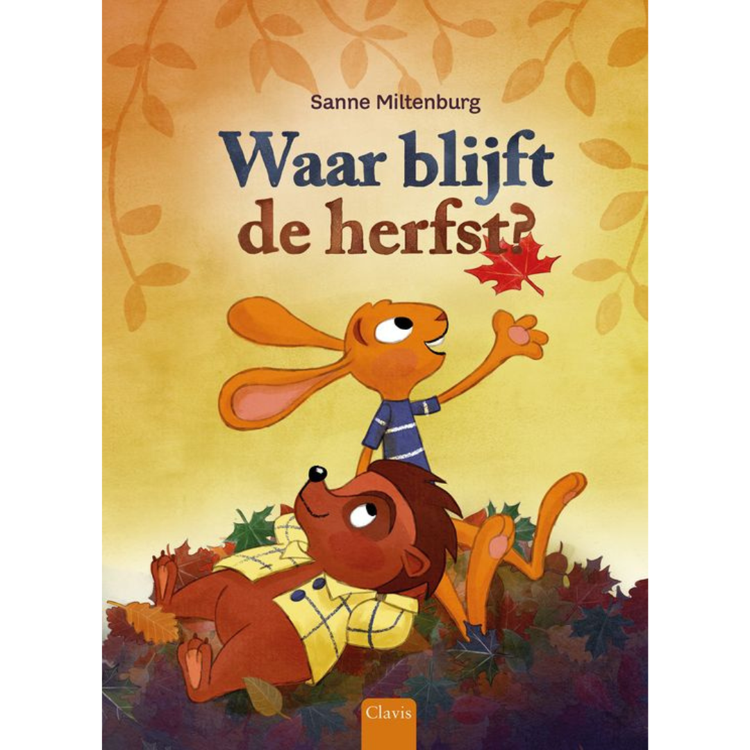 Clavis boekje Waar blijft de herfst met Konijn en Egel, bij De Gele Flamingo