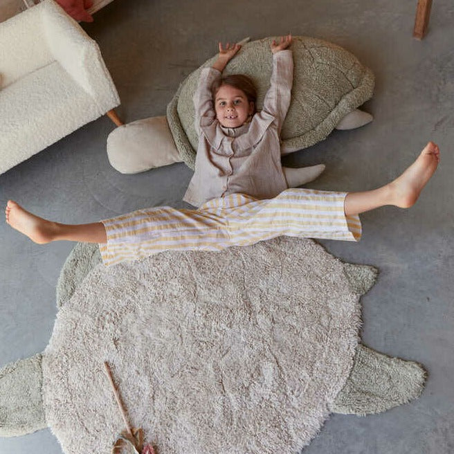 Lorena Canals Tapijt Schildpad | Washable Rug Sea Turtle