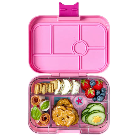 Yumbox Original lunchbox Power Pink Paris meet 22 x 15 x 5 cm en weegt 500 gram, bij De Gele Flamingo