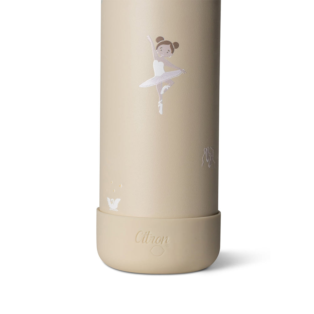 Citron Drinkfles 350ml Ballerina, geopend
