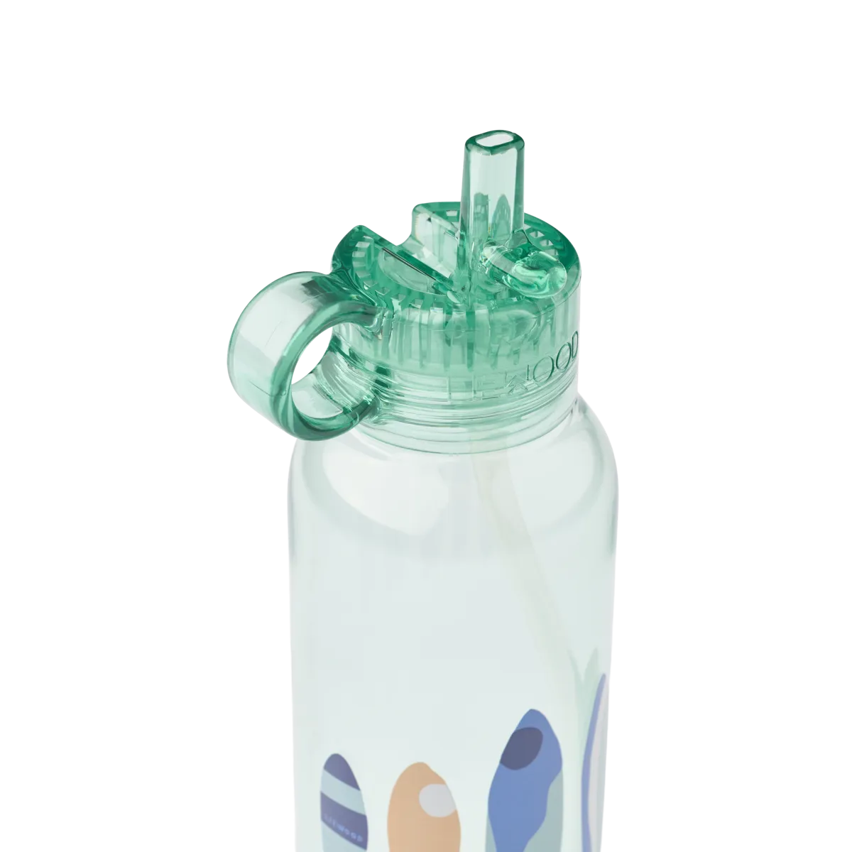 Liewood Yang tritan drinkfles 500ml in Boards Light Peppermint print