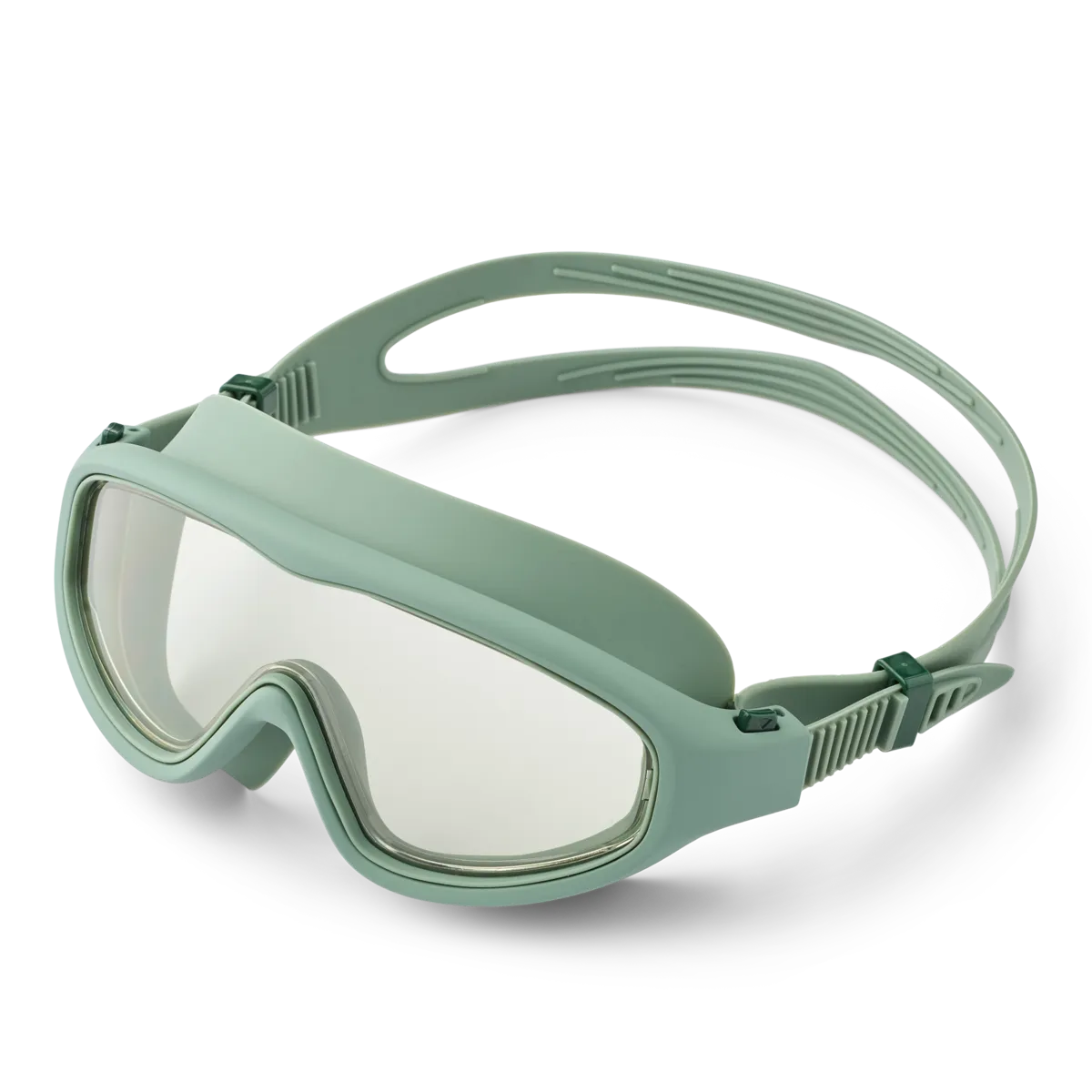 Liewood Kerem Zwembril in Peppermint en Garden Green, met breekbestendige lenzen, bij De Gele Flamingo
