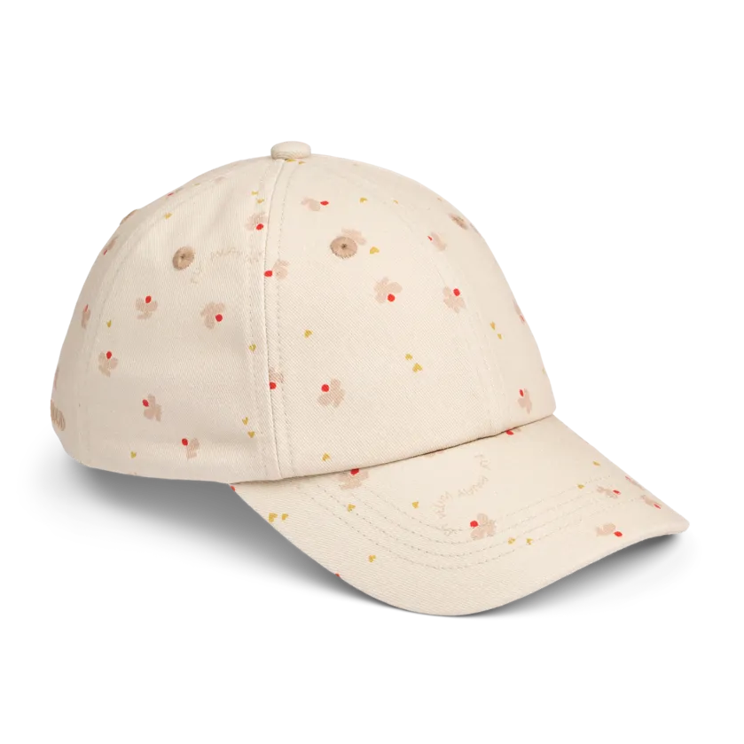 Liewood Danny pet met Mini Butterfly print in Apple Blossom, bij De Gele Flamingo.
