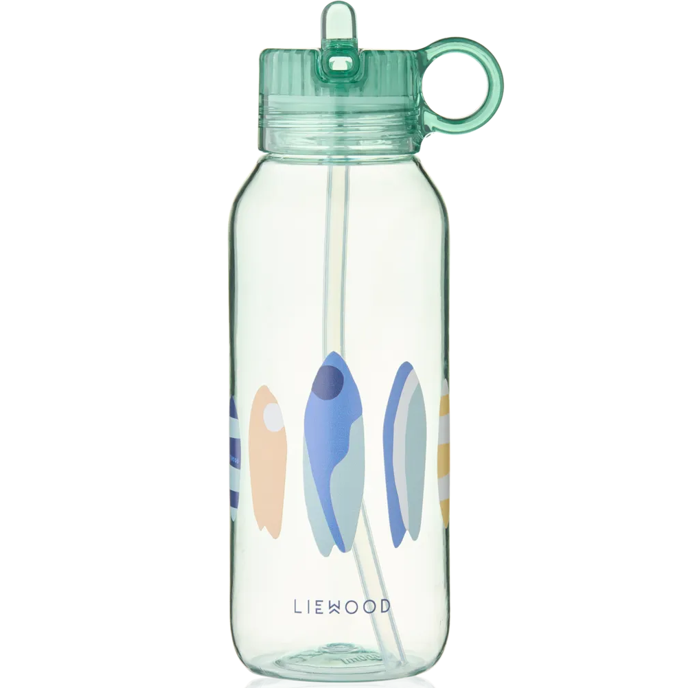 Liewood Yang tritan drinkfles 500ml in Boards Light Peppermint print