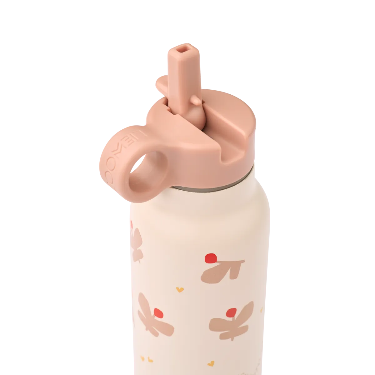 Liewood Falk drinkfles Butterfly Apple Blossom roestvrij staal productfoto