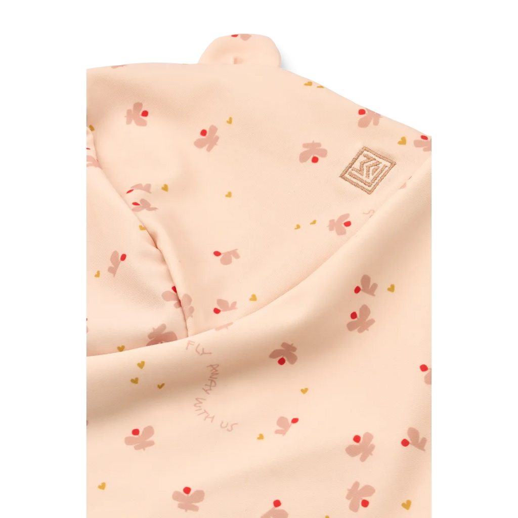 * Liewood Senia UV Zonnehoedje Met Oortjes | Mini Butterfly | Apple Blossom