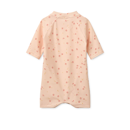 * Liewood Thor Baby Swim UV Jumpsuit | Mini Butterfly / Apple Blossom