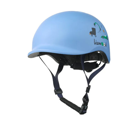 Liewood fietshelm Milly in Fun en Beach Blue van 100% polycarbonaat, te koop bij De Gele Flamingo.