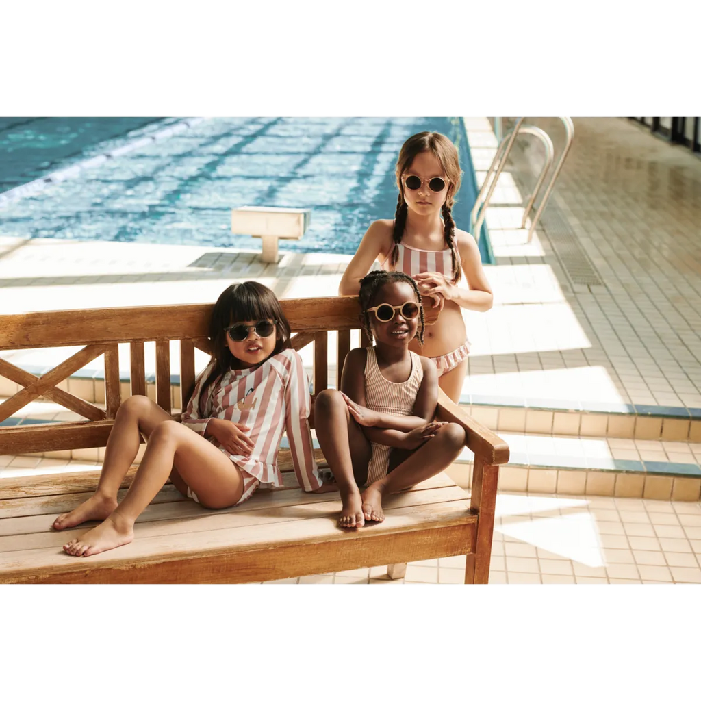 * Liewood Belle Bikini | Coral Blush / Creme de la Creme Stripe