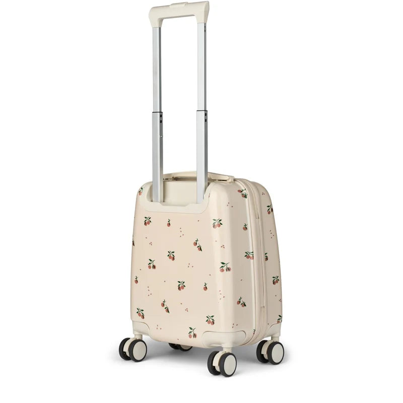 Liewood Norelle hardcase koffertje in Peach en Sea shell, kindercabinekoffer, De Gele Flamingo.