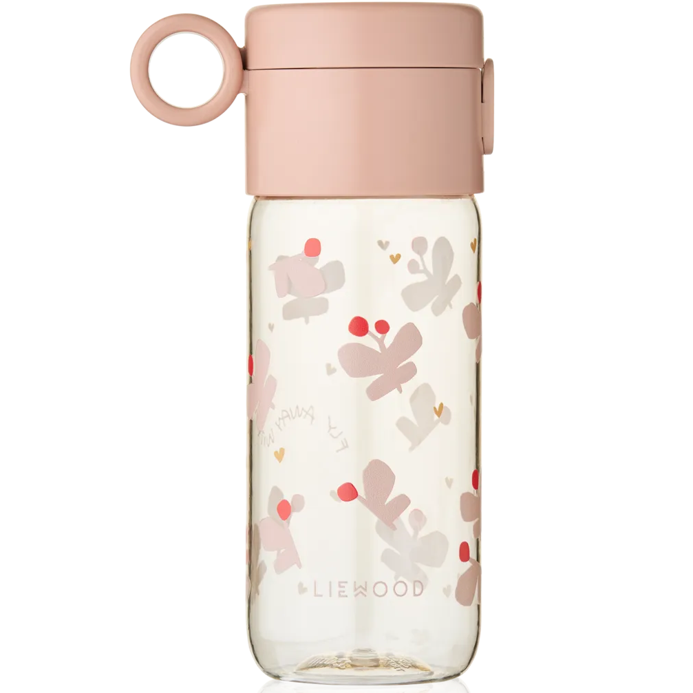 * Liewood Clemence Tritan Drinkfles 350ml | Butterfly / Apple Blossom