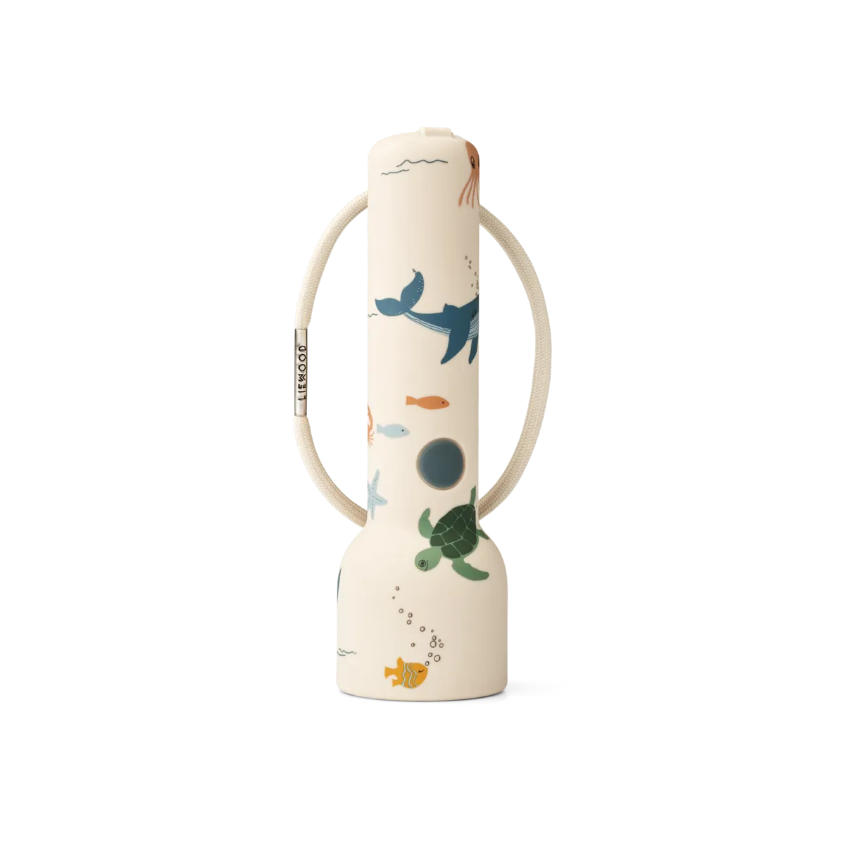 Liewood Gry Zaklamp met Around The World print in Sandy, bij De Gele Flamingo
