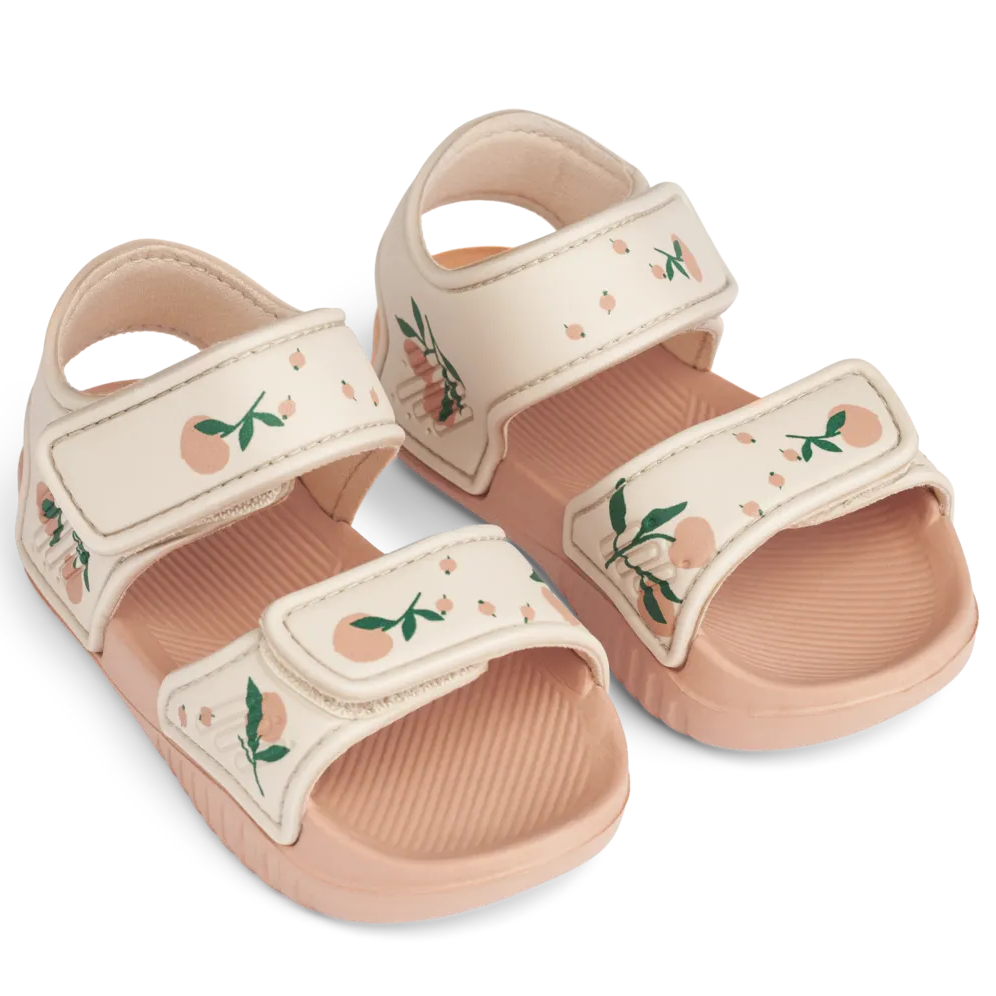 * Liewood Blumer Sandalen | Peach Sea Shell Mix