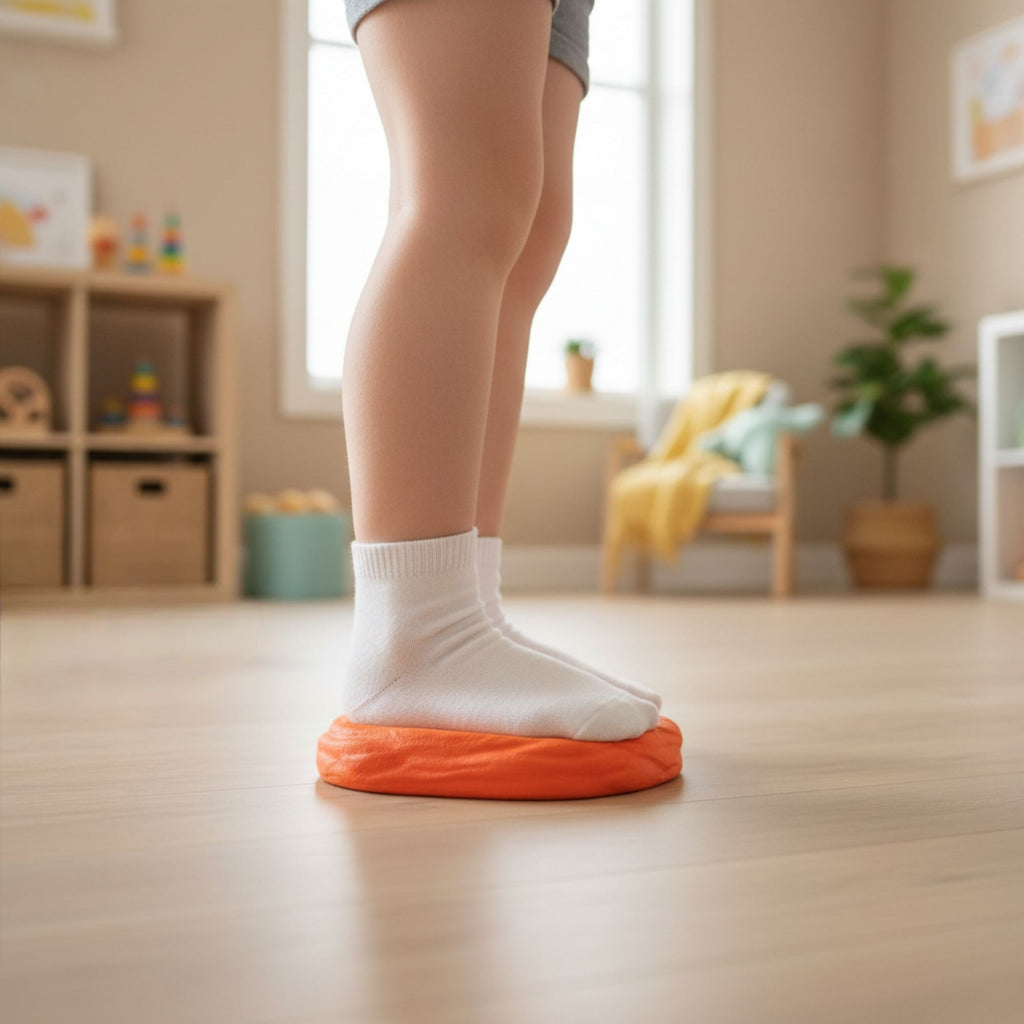alldoro Zachte Balansstenen met antislip onderzijde die de vloer niet krast, De Gele Flamingo