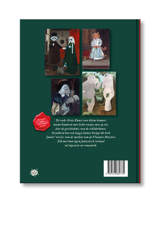 De Limonadefabriek leesboek Grote Kunst voor Kleine Kenners, hardcover over de Vlaamse Meesters bij De Gele Flamingo