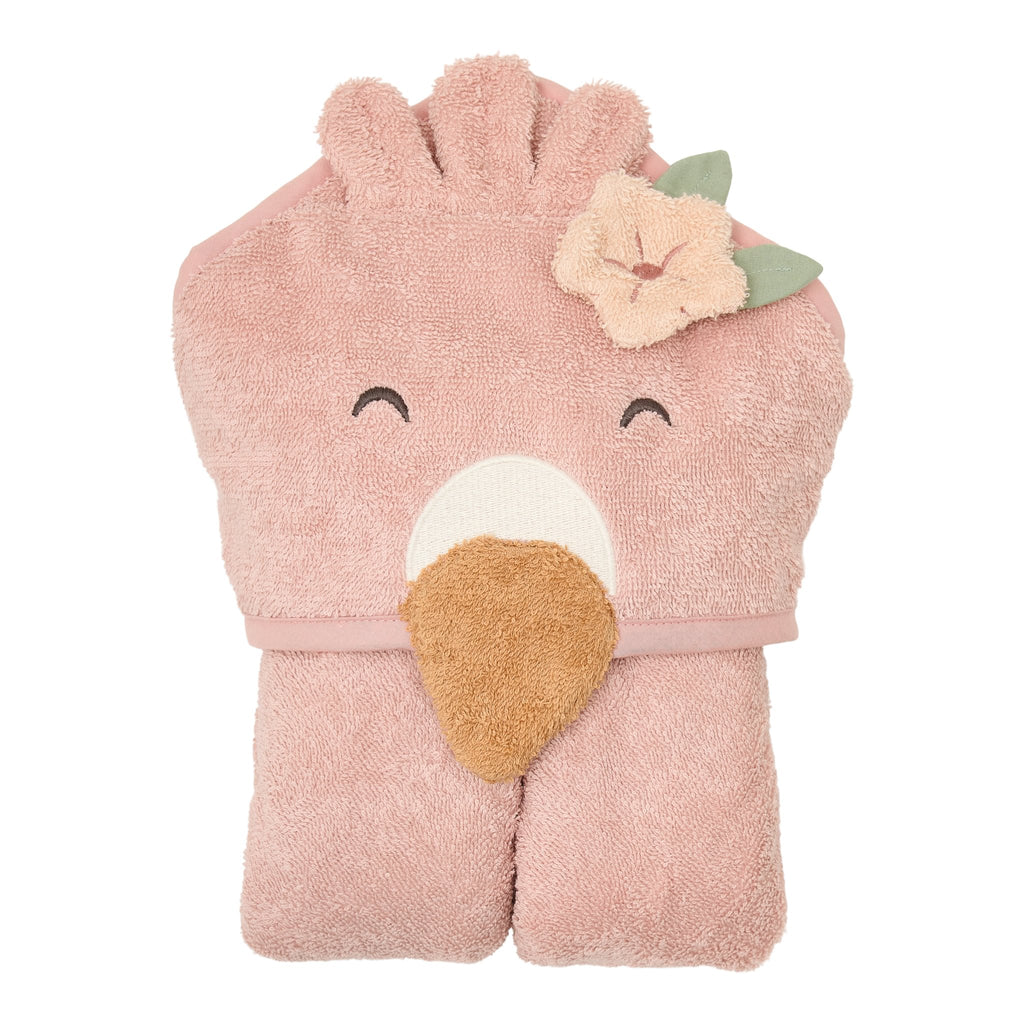 Little Dutch Badjas Flamingo Blooming Safari 74/80 | Roze