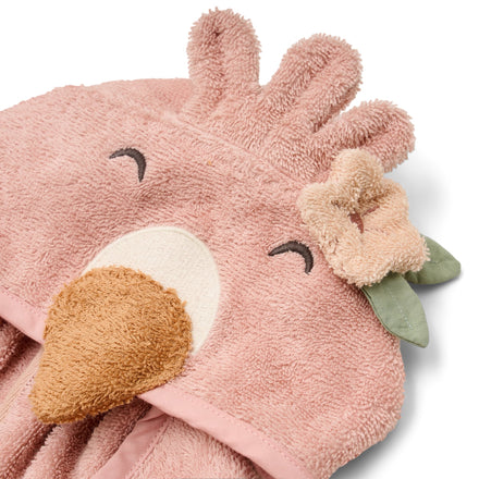 Little Dutch Badjas Flamingo Blooming Safari 74/80 | Roze