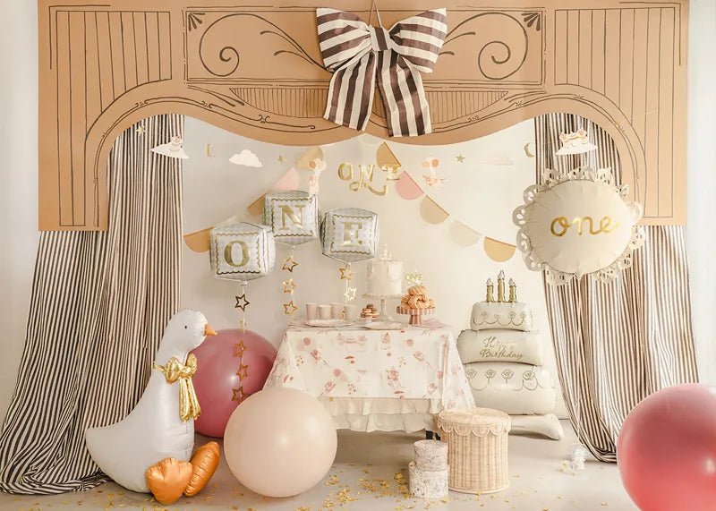 Party Deco rechtopstaande XL folie ballon gans 72x91 cm bij De Gele Flamingo