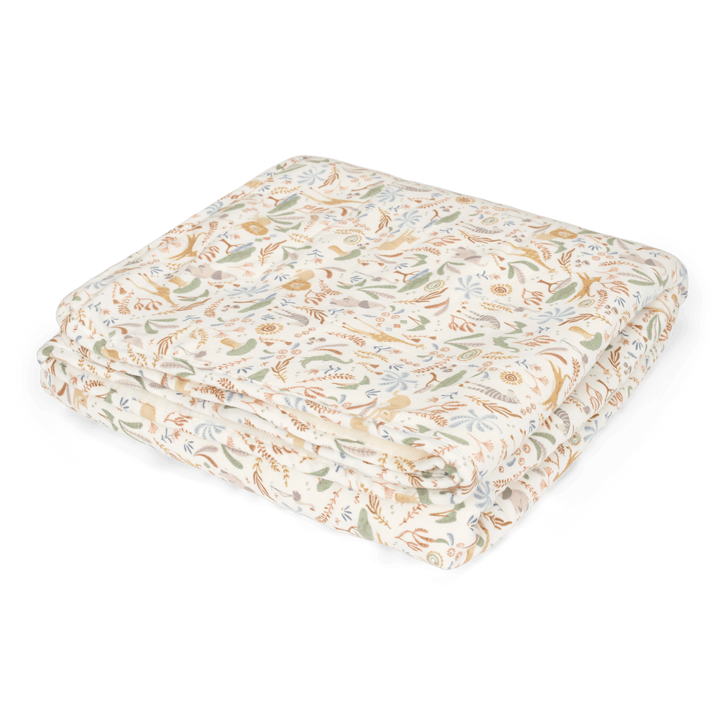Little Dutch Wiegdeken Fleece 70x100 cm Safari Wonders | Meerkleurig