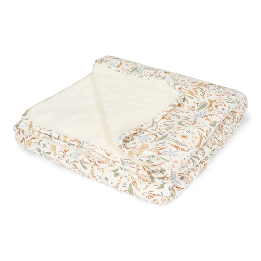 Little Dutch Wiegdeken Fleece 70x100 cm Safari Wonders | Meerkleurig