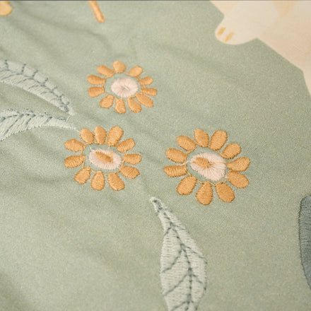 Little Dutch Ledikantdeken Quilted 110x140 cm Safari Wonders | Groen