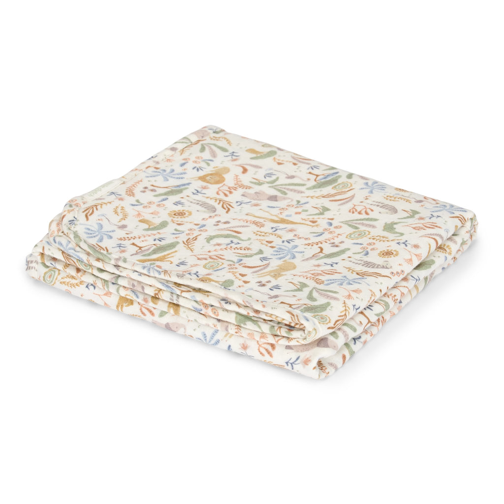 Little Dutch Wiegdeken Mousseline 4-laags Safari Wonders | Meerkleurig