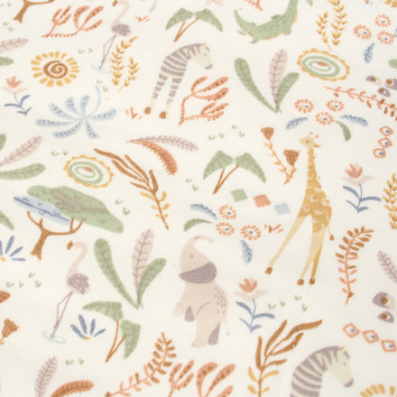 Little Dutch Wiegdeken Mousseline 4-laags Safari Wonders | Meerkleurig